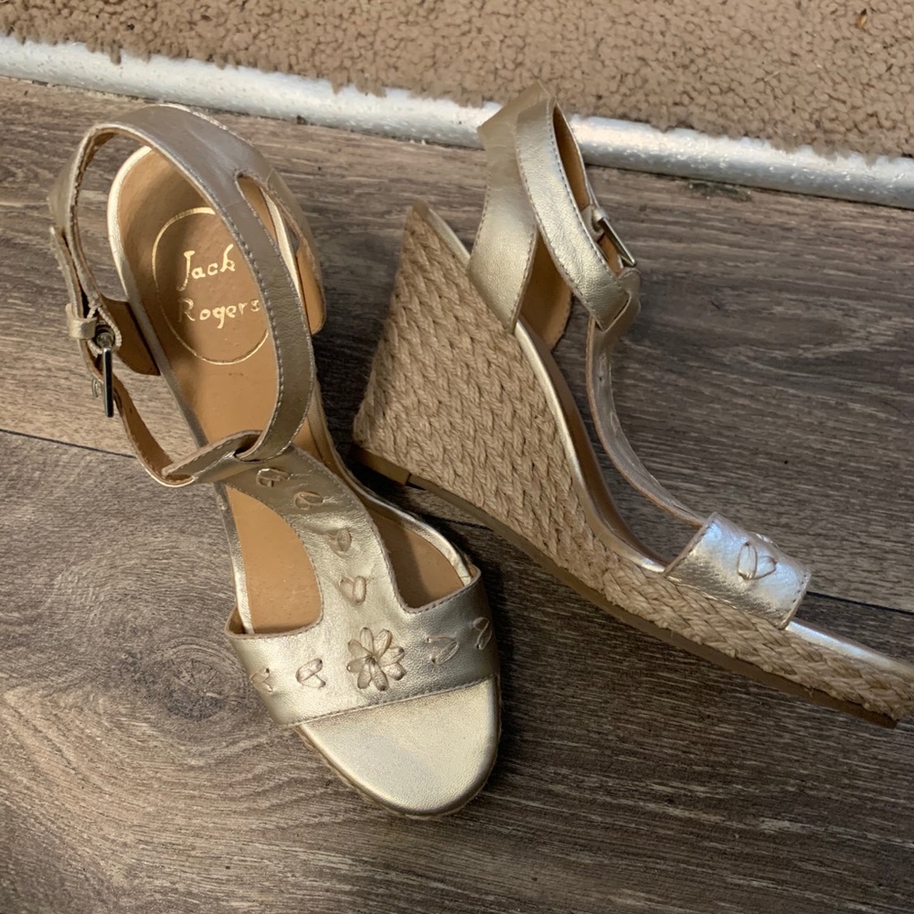NWOT Jack Rogers Wedges Size 6